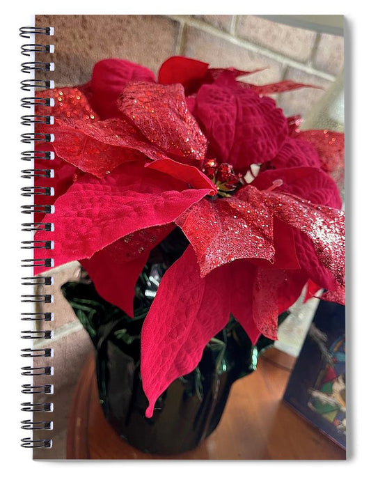 Poinsettia - Spiral Notebook