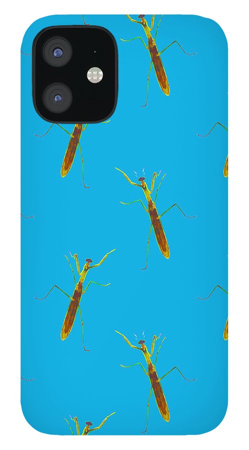 Praying Mantis Pattern - Phone Case