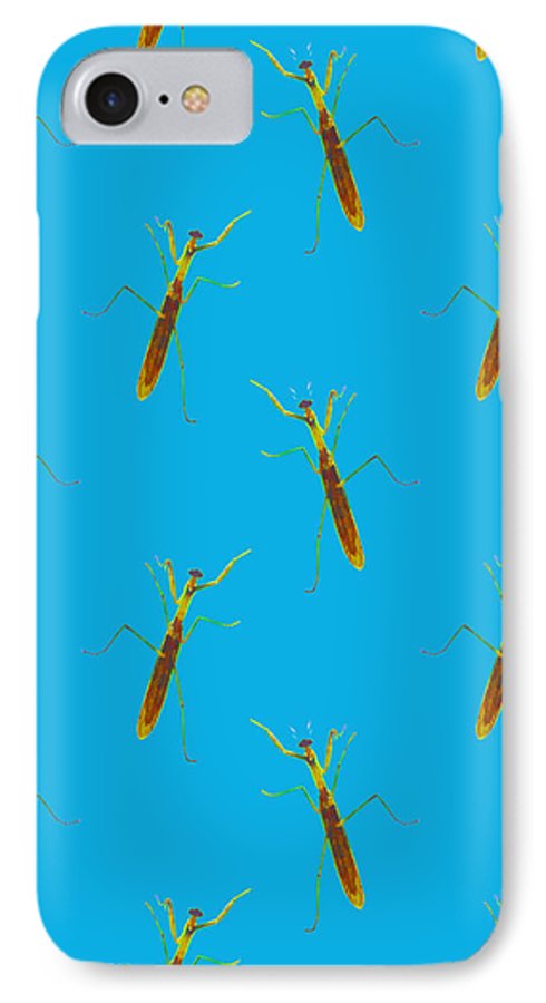 Praying Mantis Pattern - Phone Case