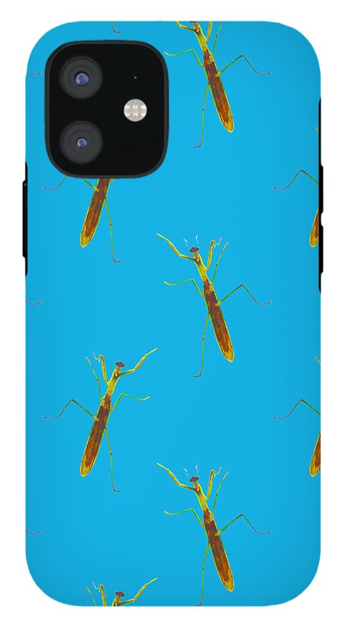 Praying Mantis Pattern - Phone Case