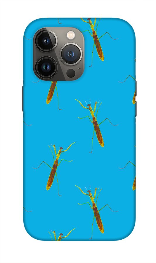 Praying Mantis Pattern - Phone Case