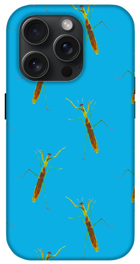 Praying Mantis Pattern - Phone Case