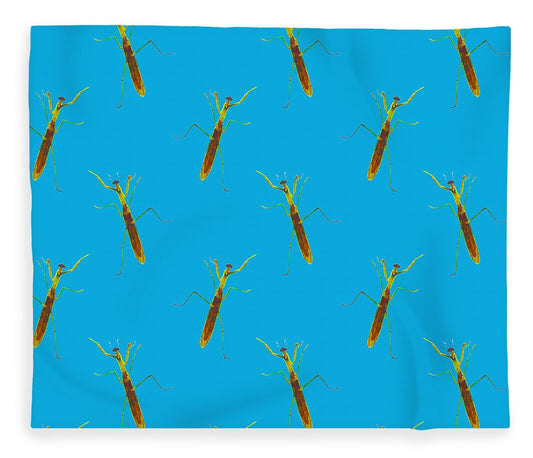 Praying Mantis Pattern - Blanket