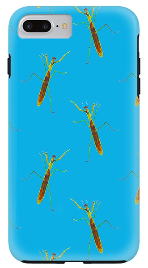 Praying Mantis Pattern - Phone Case