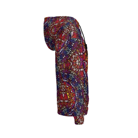 Blue red Purple Kaleidoscope Women’s Relaxed Fit Hoodie