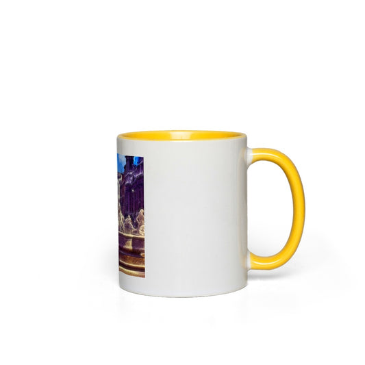 Fountain In Italy Accent Mugs