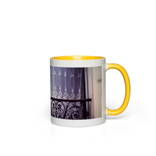 Cat on a French Balcony 1967 Accent Mugs
