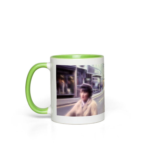 Vintage Travel Shopping London Accent Mugs