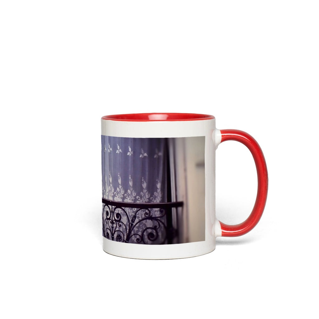 Cat on a French Balcony 1967 Accent Mugs