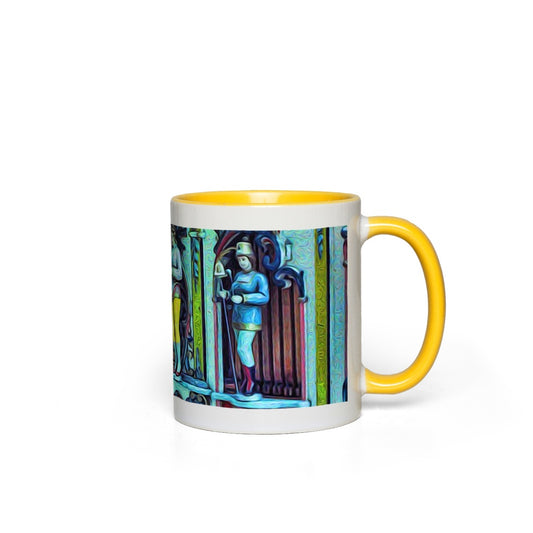 Vintage Travel Music Cart at Netherlands Accent Mugs
