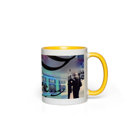Love To take The Train Vintage Travel Accent Mugs