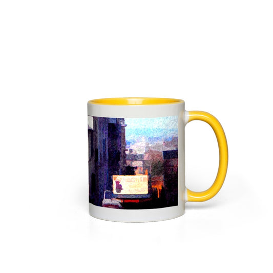 Vintage French Cafe Accent Mugs
