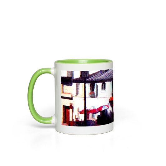 Vintage French Cafe Accent Mugs