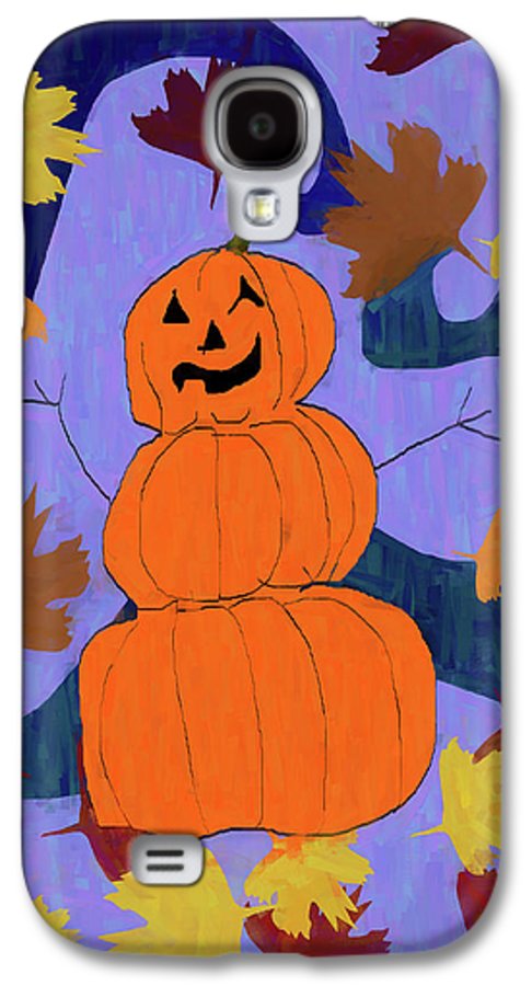 Pumpkin Snowman - Phone Case