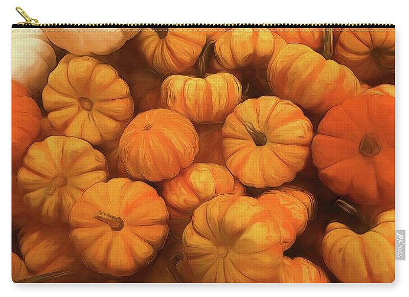 Pumpkins Tiny Gourds Pile - Carry-All Pouch
