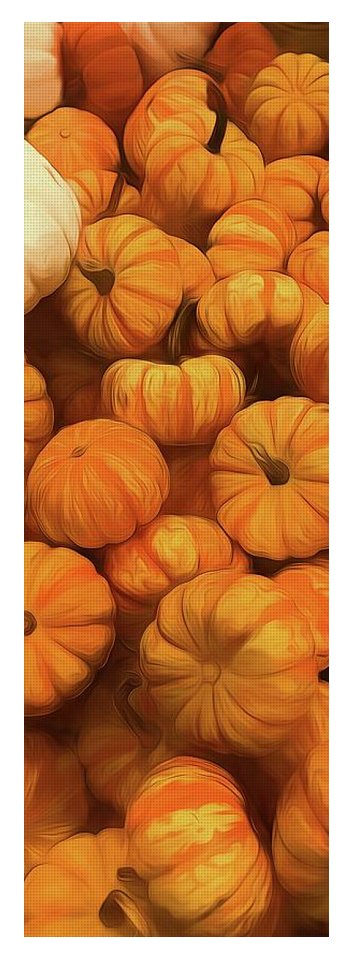 Pumpkins Tiny Gourds Pile - Yoga Mat