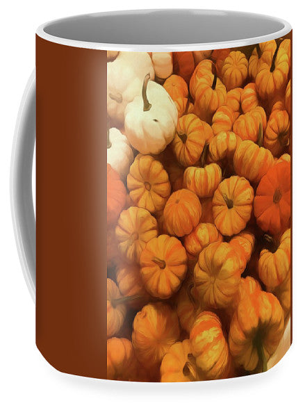 Pumpkins Tiny Gourds Pile - Mug