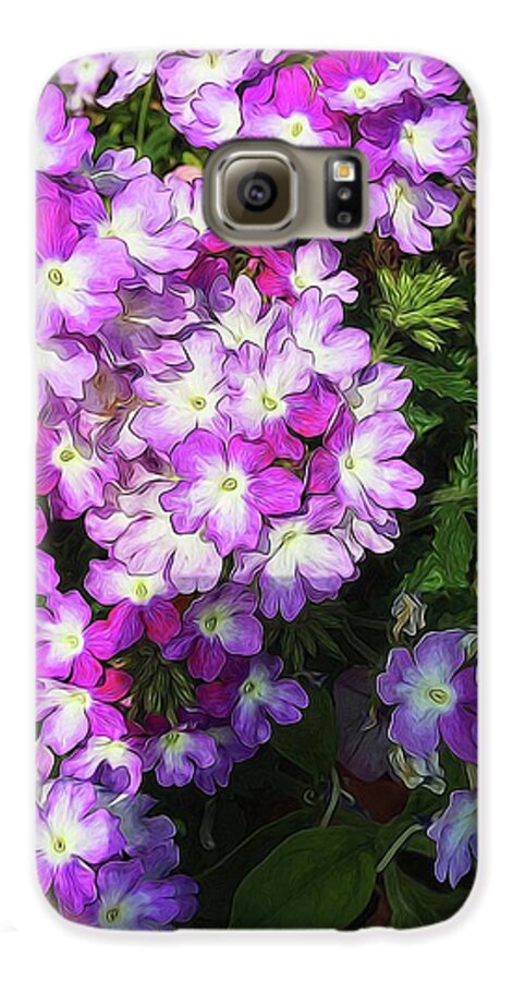Purple and White Flowers - Phone Case