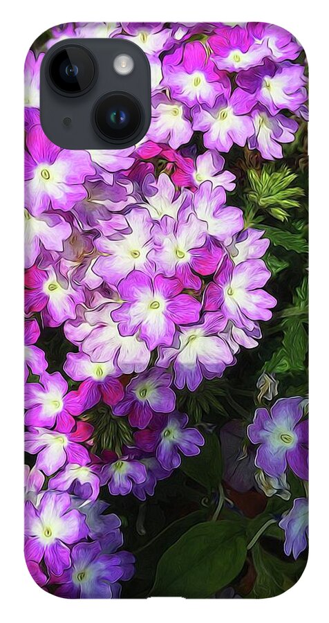 Purple and White Flowers - Phone Case