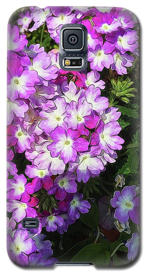 Purple and White Flowers - Phone Case