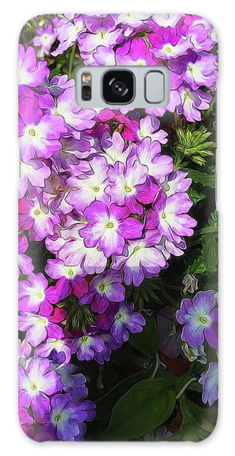 Purple and White Flowers - Phone Case