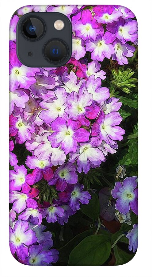 Purple and White Flowers - Phone Case