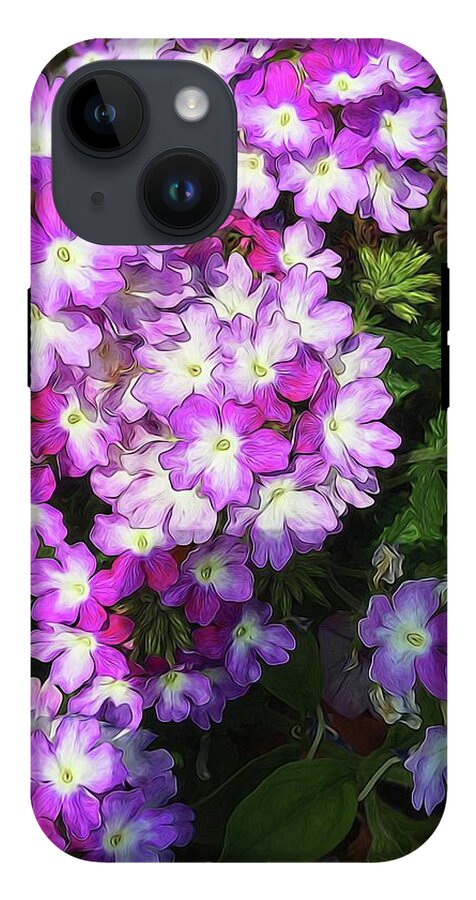 Purple and White Flowers - Phone Case