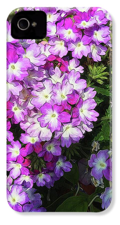 Purple and White Flowers - Phone Case