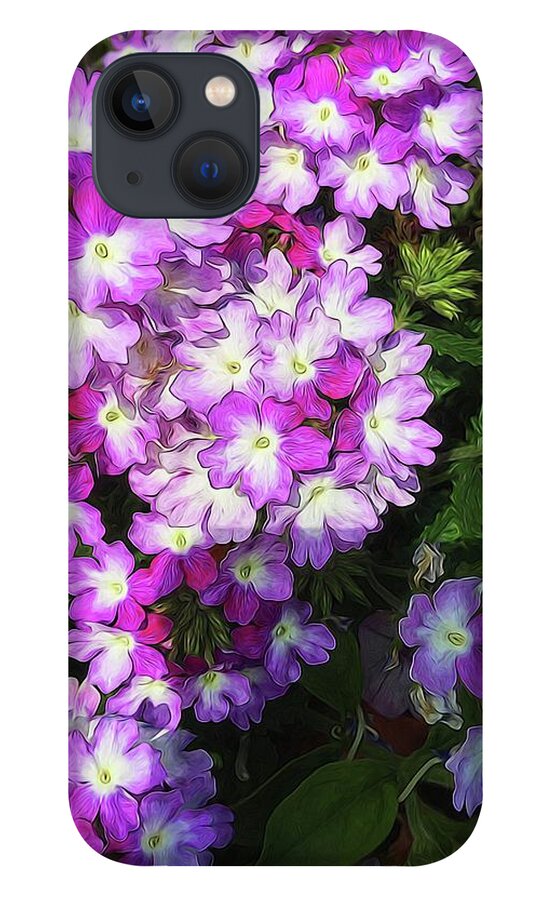 Purple and White Flowers - Phone Case