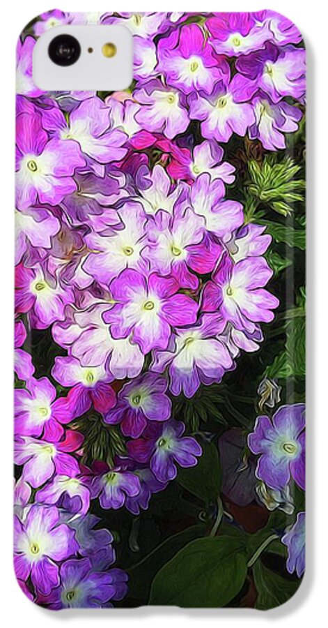 Purple and White Flowers - Phone Case