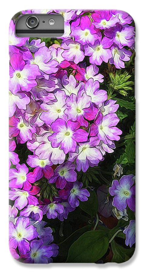 Purple and White Flowers - Phone Case