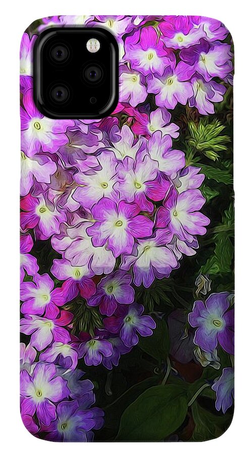 Purple and White Flowers - Phone Case