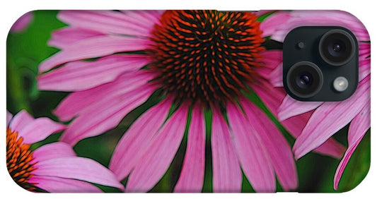 Purple Cone Flowers - Phone Case