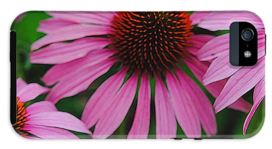 Purple Cone Flowers - Phone Case