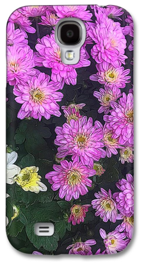 Purple Fall Mums - Phone Case