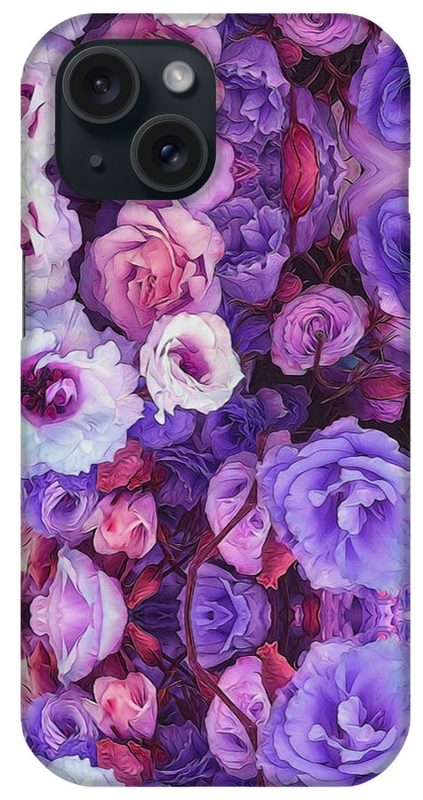 Purple Flower Kaleidoscope - Phone Case