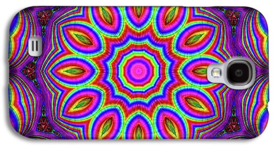 Purple Rainbow Flower Kaleidoscope - Phone Case