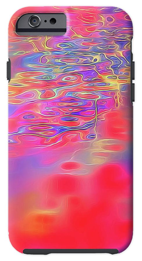 Purple Red Abstract Pool - Phone Case