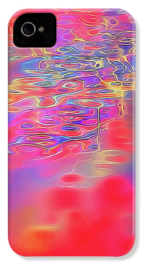 Purple Red Abstract Pool - Phone Case