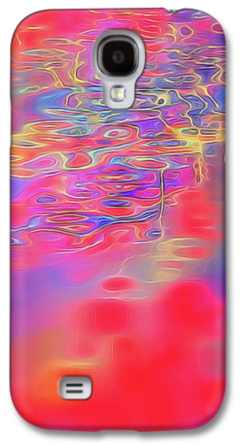 Purple Red Abstract Pool - Phone Case