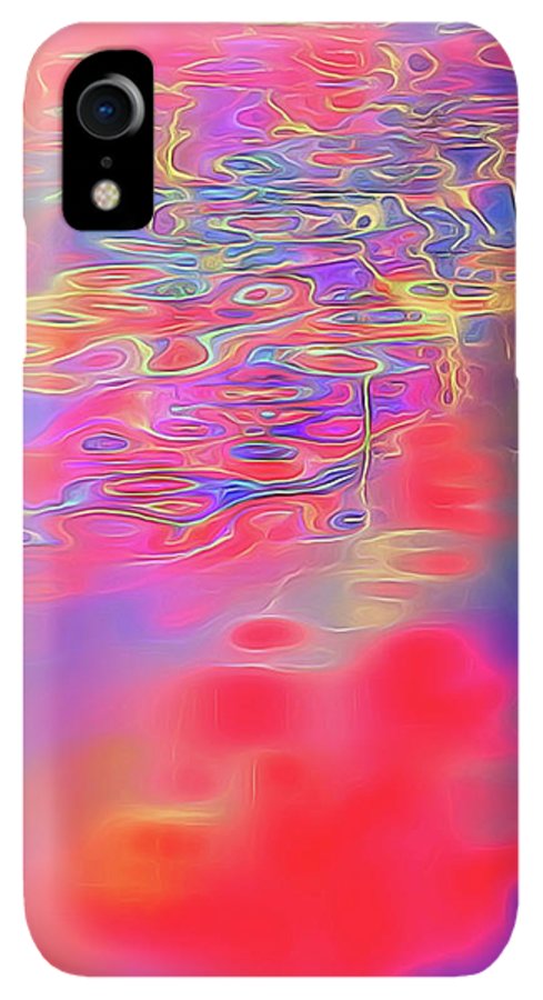 Purple Red Abstract Pool - Phone Case