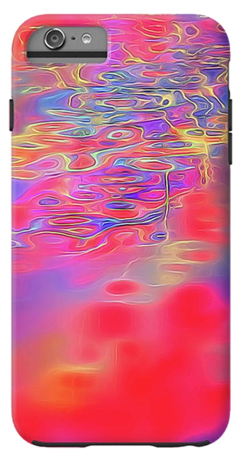 Purple Red Abstract Pool - Phone Case