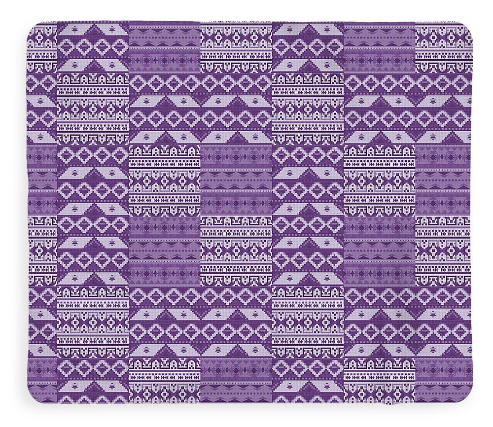 Purple Southwest Patchwork - Blanket