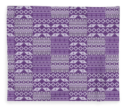 Purple Southwest Patchwork - Blanket