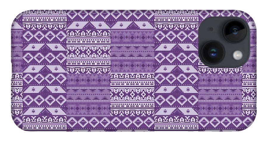 Purple Southwest Patchwork - Phone Case