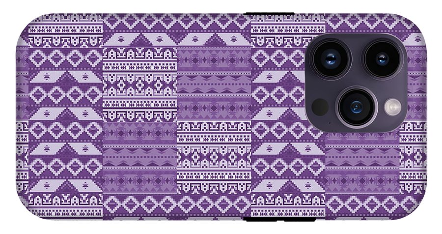 Purple Southwest Patchwork - Phone Case