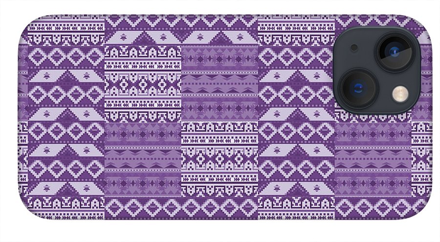 Purple Southwest Patchwork - Phone Case