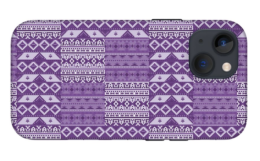 Purple Southwest Patchwork - Phone Case