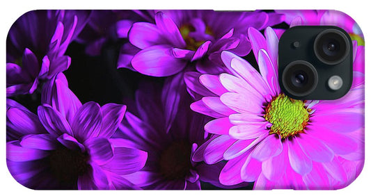 Purple Summer Daisies - Phone Case