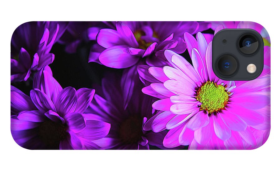 Purple Summer Daisies - Phone Case
